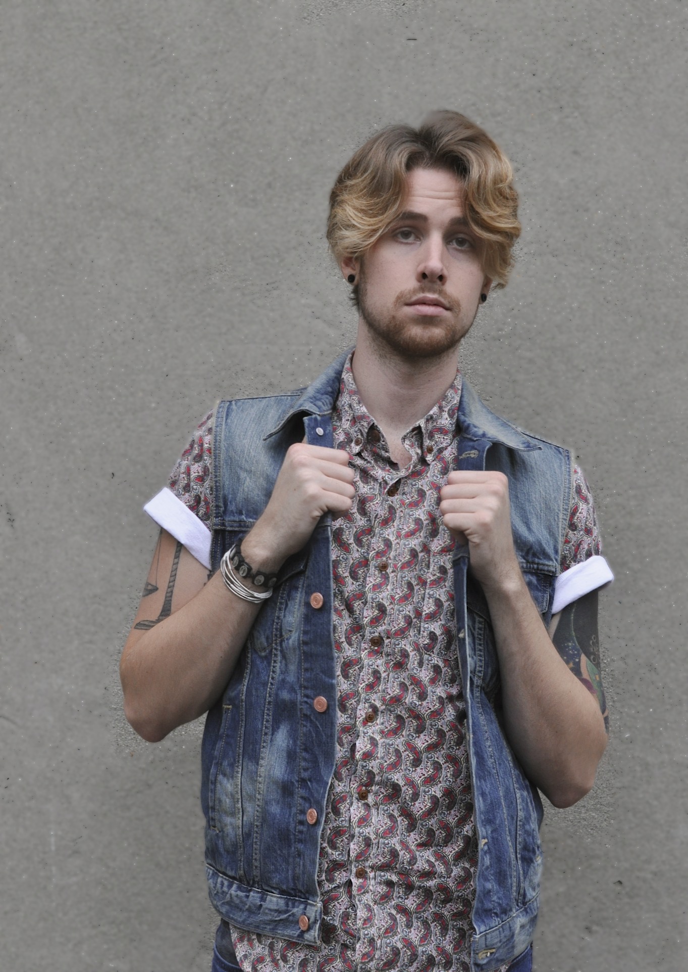 Obey paisley shirt with denim Levis west and Topman denim with J Shoes Boots