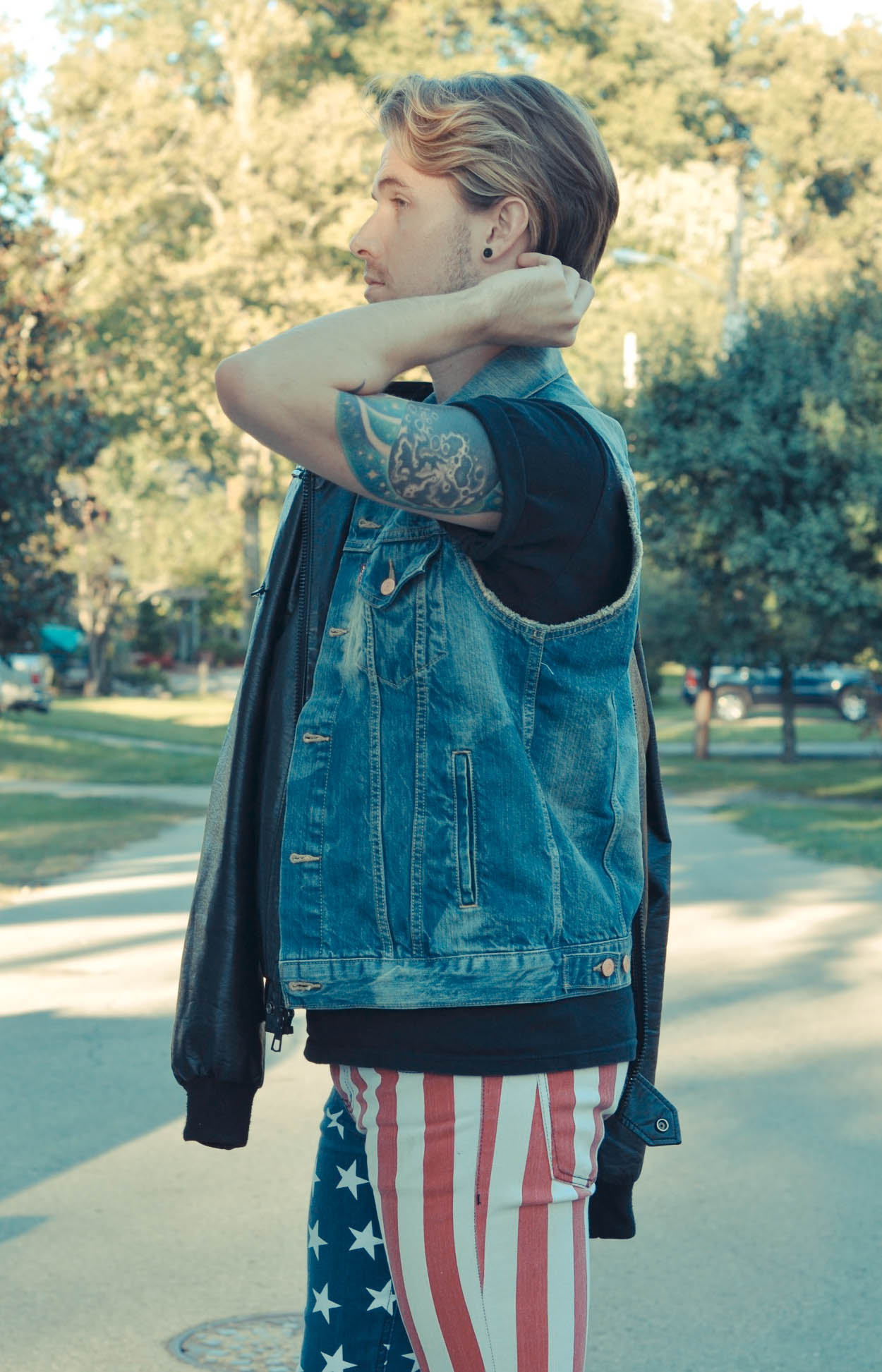 Kill city denim vest sale