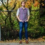 The Kentucky Gent in a Plaid Shirt by Color Fast, Jeans by Topman, and Monarch Chukka Boot by J Shoes