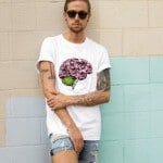 The Kentucky Gent in Other Nature Clothing T-Shirt, Levi's Cut Off Shorts, Converse Chuck Taylors, and Original Penguin Briscoe Sunglasses.