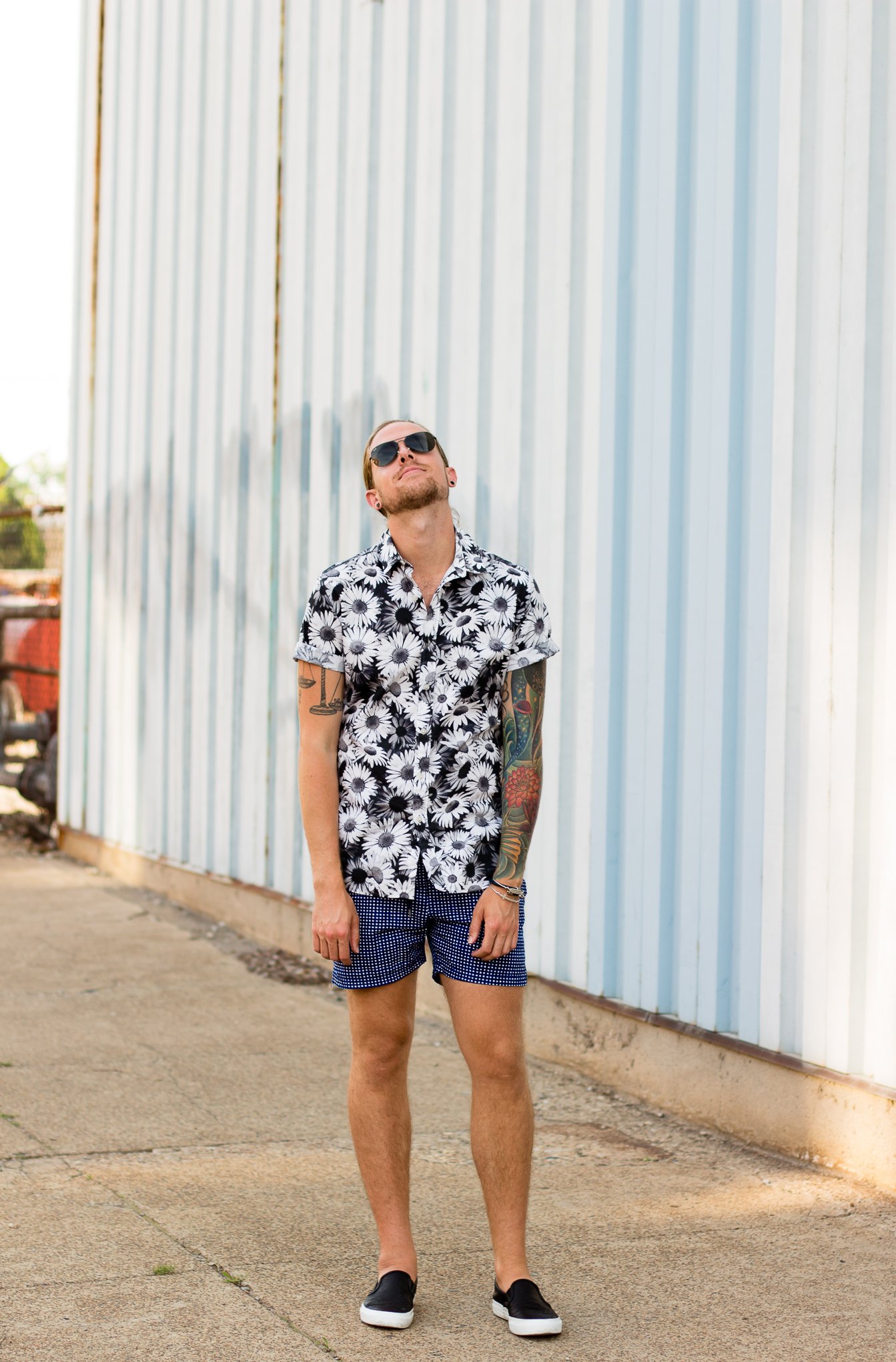 topman, hm, floral shirts, printed shorts, how to wear prints