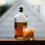 bulleit bourbon, peach cocktails, mint cocktail, mint julep cocktail recipe, how to make a bourbon cocktail