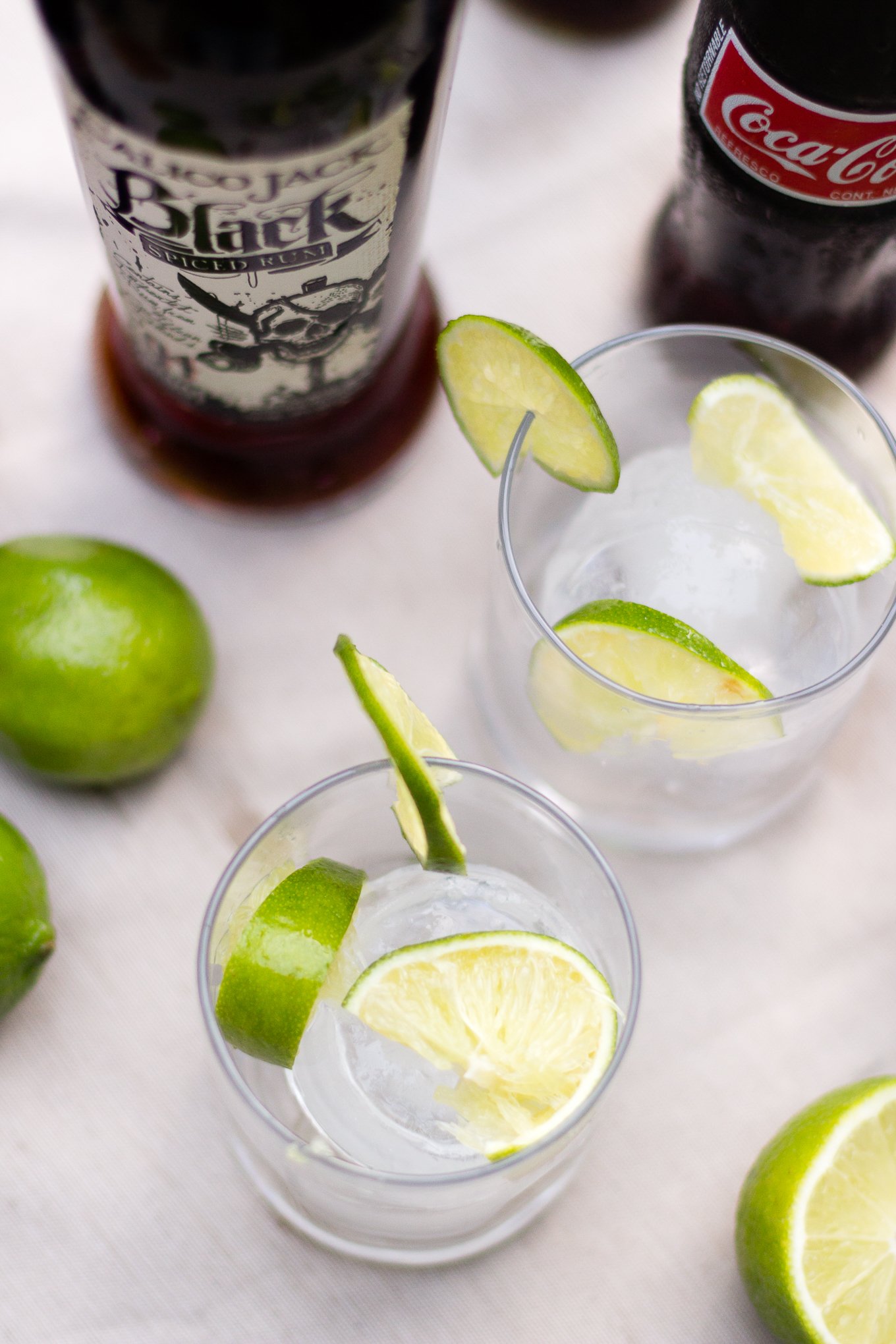 calico jack spiced rum, cuba libres, cocktail recipe, sponsored post, how to make a rum and coke