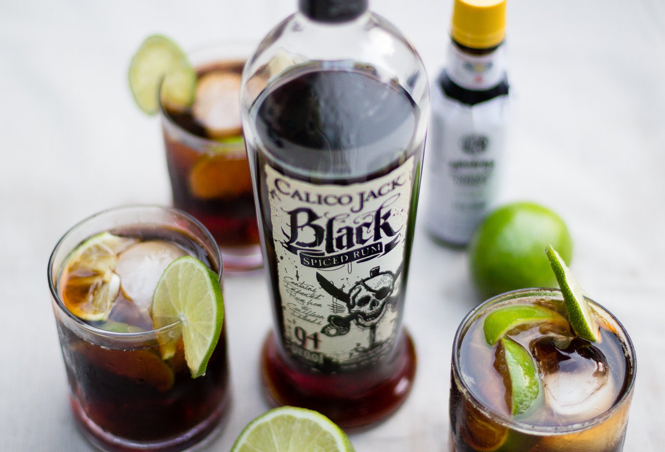 calico jack spiced rum, dirty coke, cocktail recipe, sponsored post, how to make a rum and coke