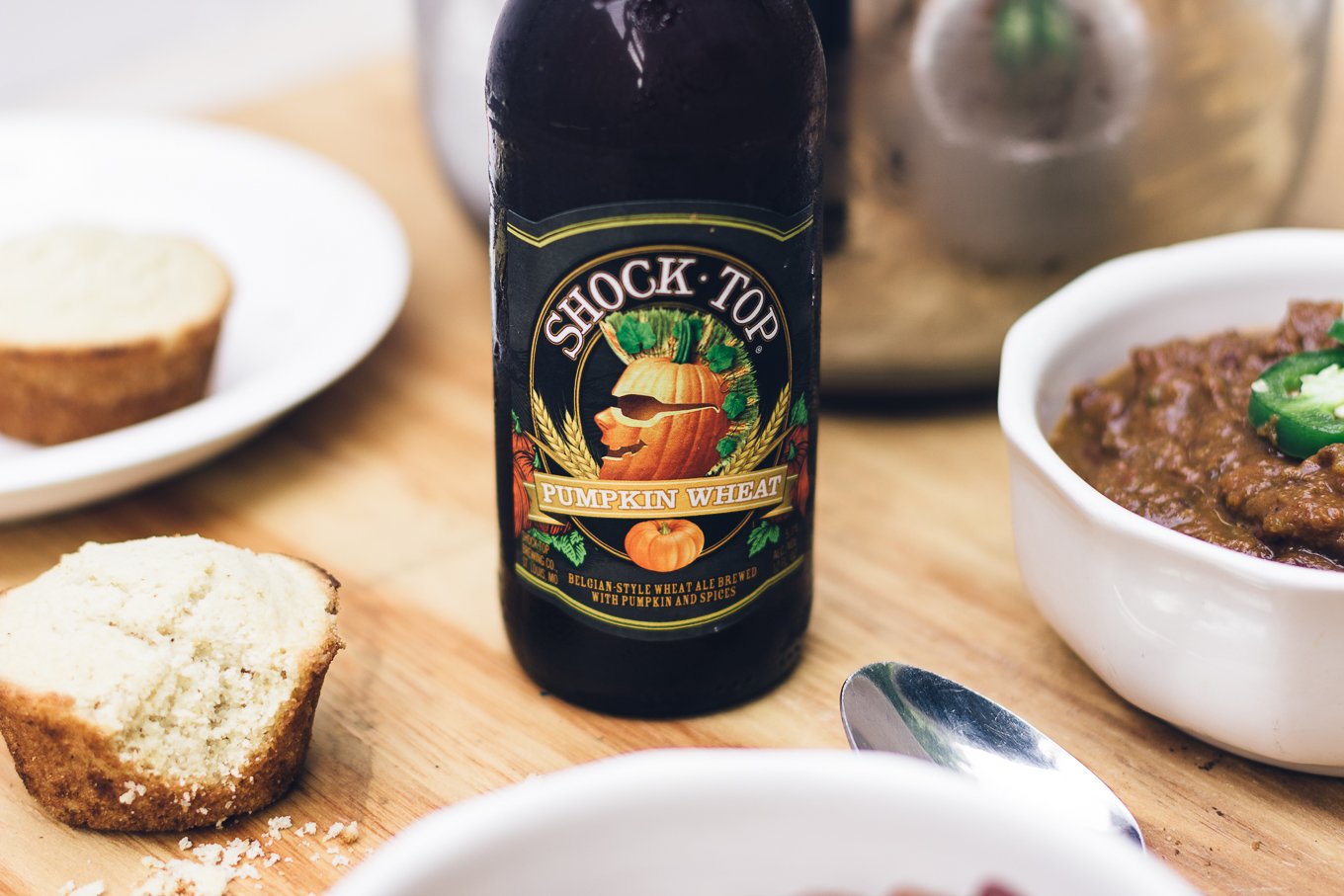 shock top, pumpkin ale, how to cook with pumpkin, fall recipes, chili cookoff