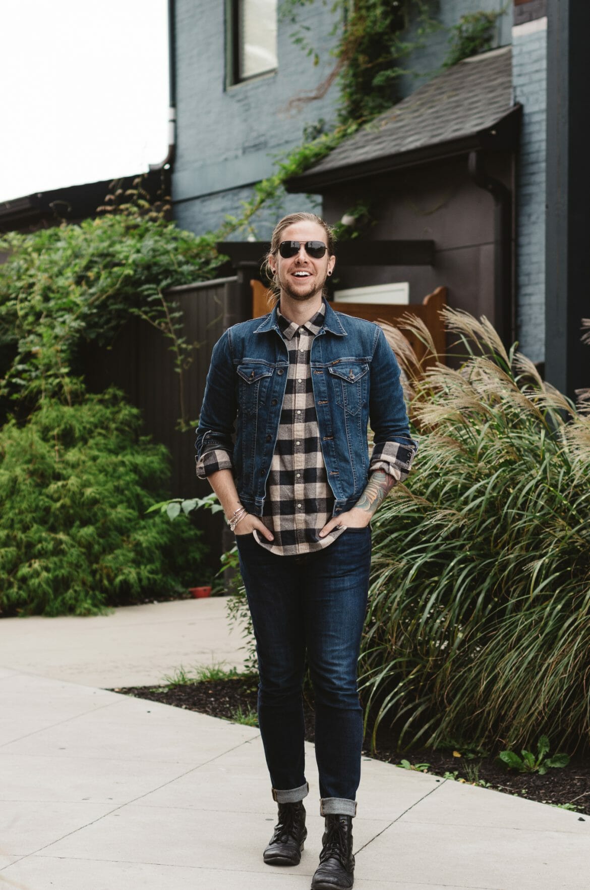 big star denim, lucky brand, mens flannel shirts, mens fall looks, how to layer for men in fall