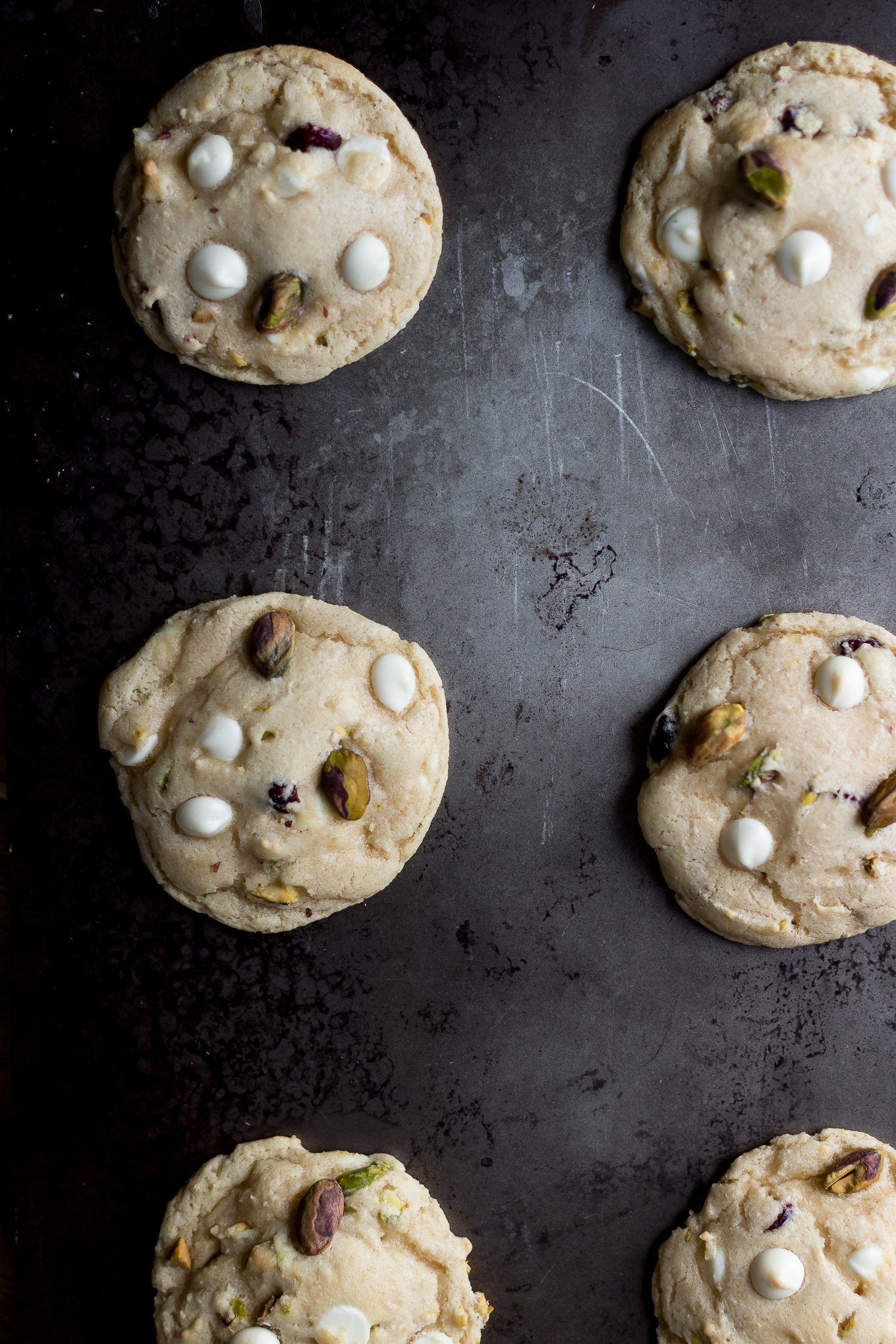 national pistachio day, cranberry white chocolate chip pistachio cookies, pistachio cookies, pistachio recipes