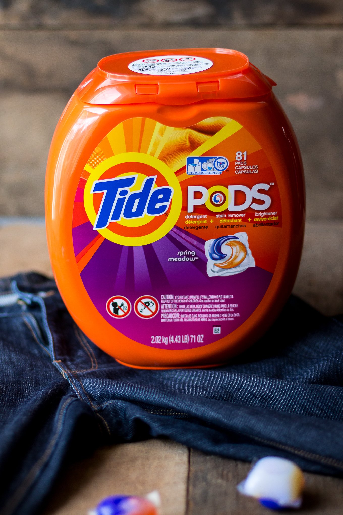 how to wash denim, how to take care of your jeans, tide pods, how to wash jeans with tide, mens denim