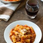 quick and easy dinner recipe, johnsonville sausage, spicy sausage rigatoni, how to make homemade pasta sauce