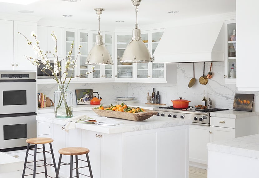 emily henderson, how to add personality to a white kitchen, interior design trends, style by emily henderson, link roundup 