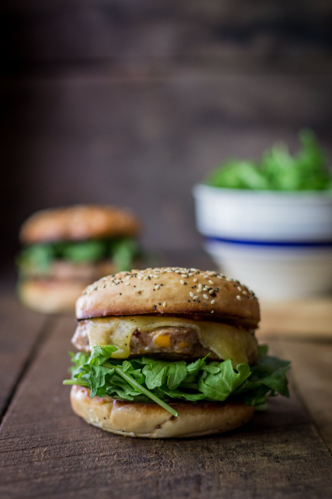 johnsonville sausage, johnsonville grillers, bagel burgers, southern cooking blog, #sausagefamily