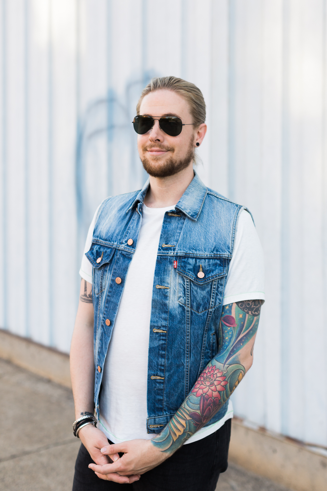 the kentucky gent, mens fashion blog, levis denim vest, gay bloggers, hm mens denim