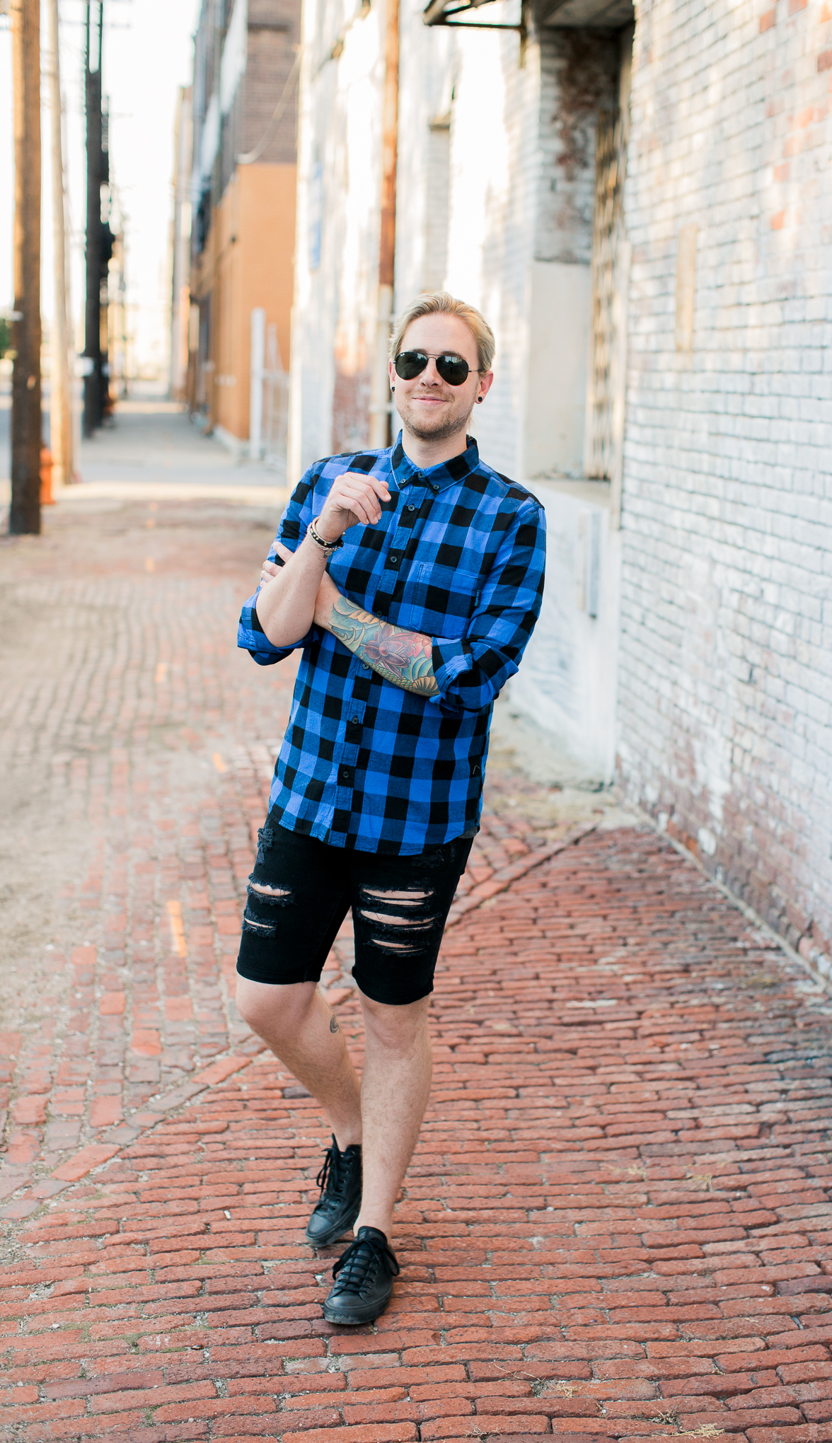 mens hm shorts, black denim shorts, mens denim shorts, mens style style, kentucky blog