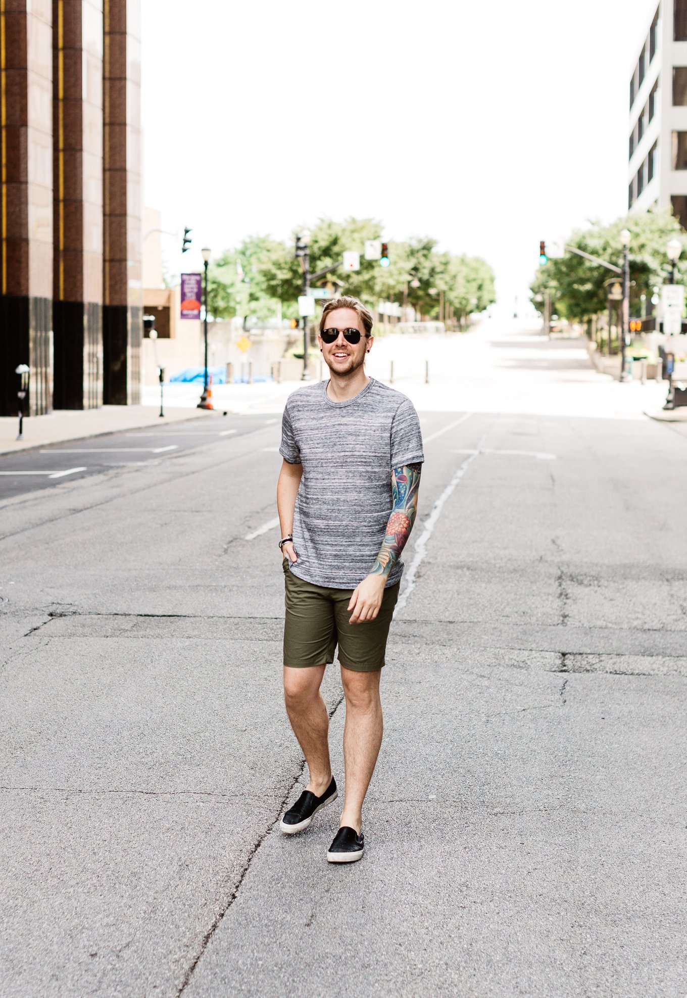 hm mens clothing, mens personal style blog, mens fashion blog, alternative apparel, olive shorts