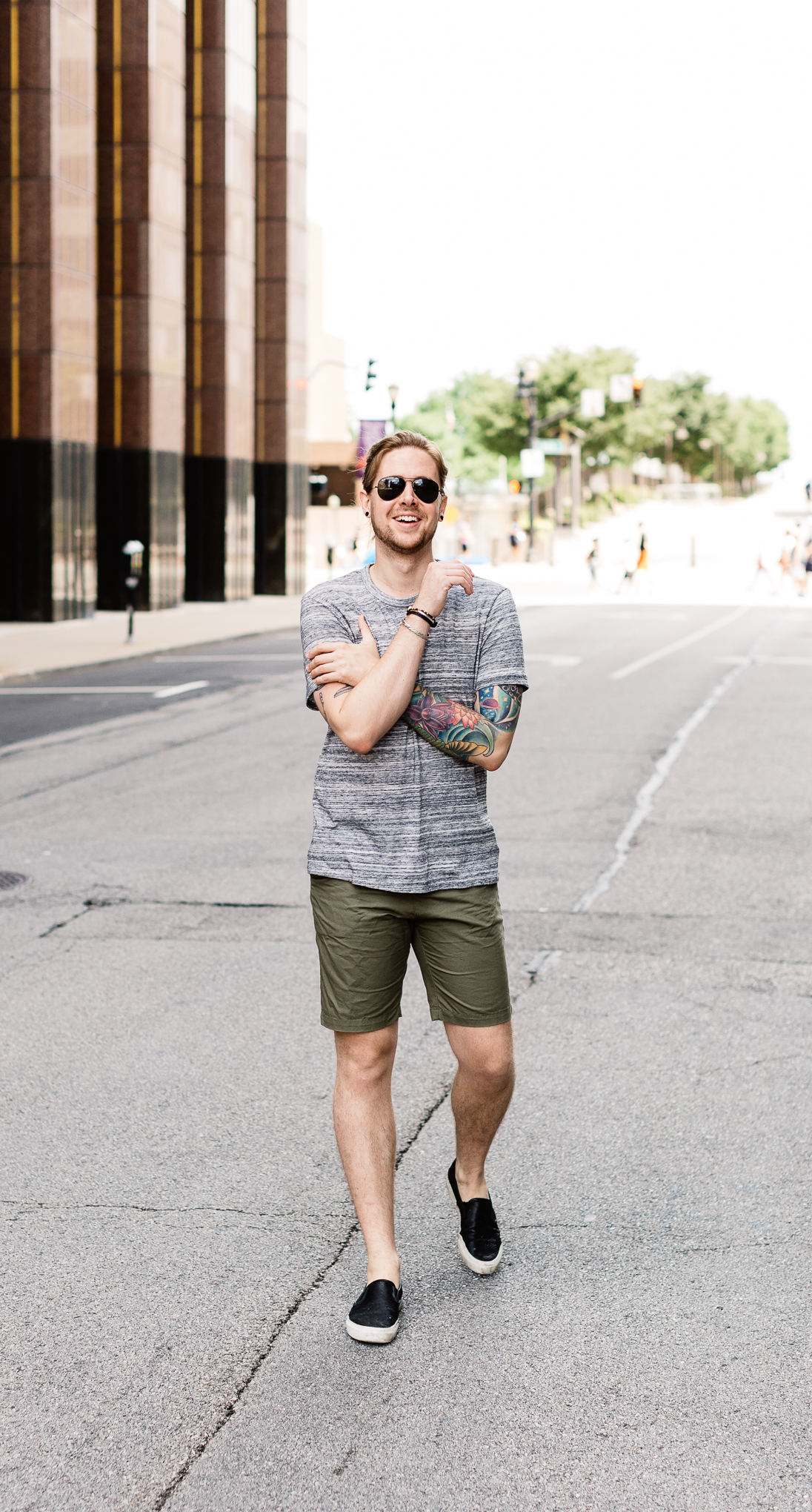 hm mens clothing, mens personal style blog, mens fashion blog, alternative apparel, olive shorts