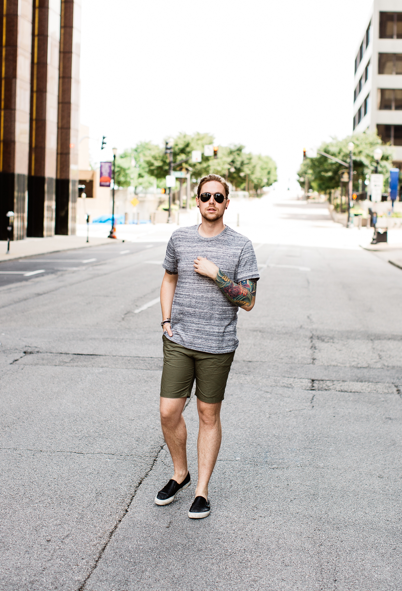 hm mens clothing, mens personal style blog, mens fashion blog, alternative apparel, olive shorts