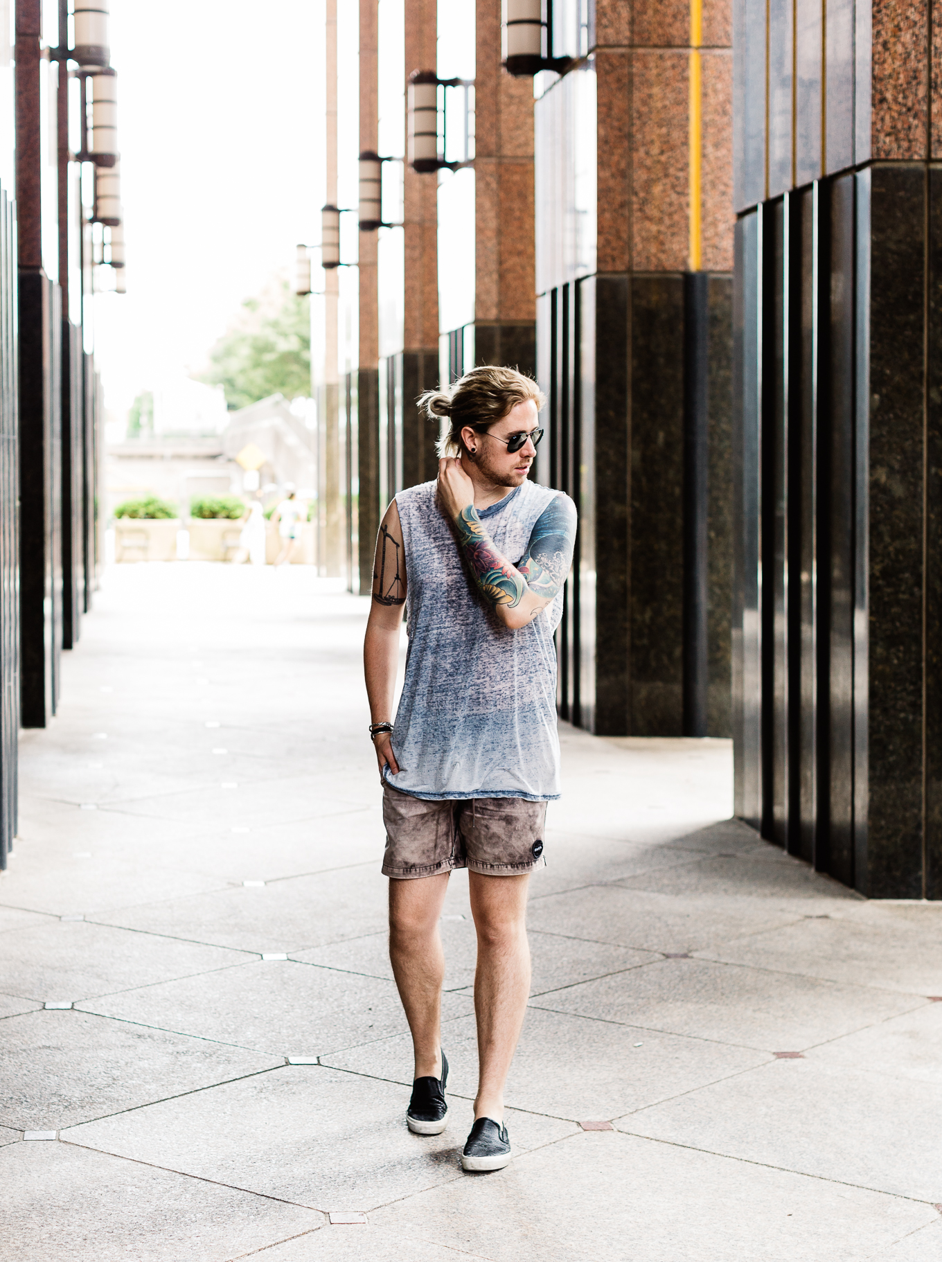 rvca shorts, urban outfitters tank top, mens urban outfitters clothing, mens style blog, kentucky blogger
