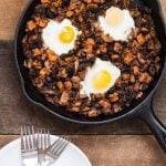 sweet potato hash, breakfast hash, hormel corned beef hash, one pan breakfast dishes, southern food blog