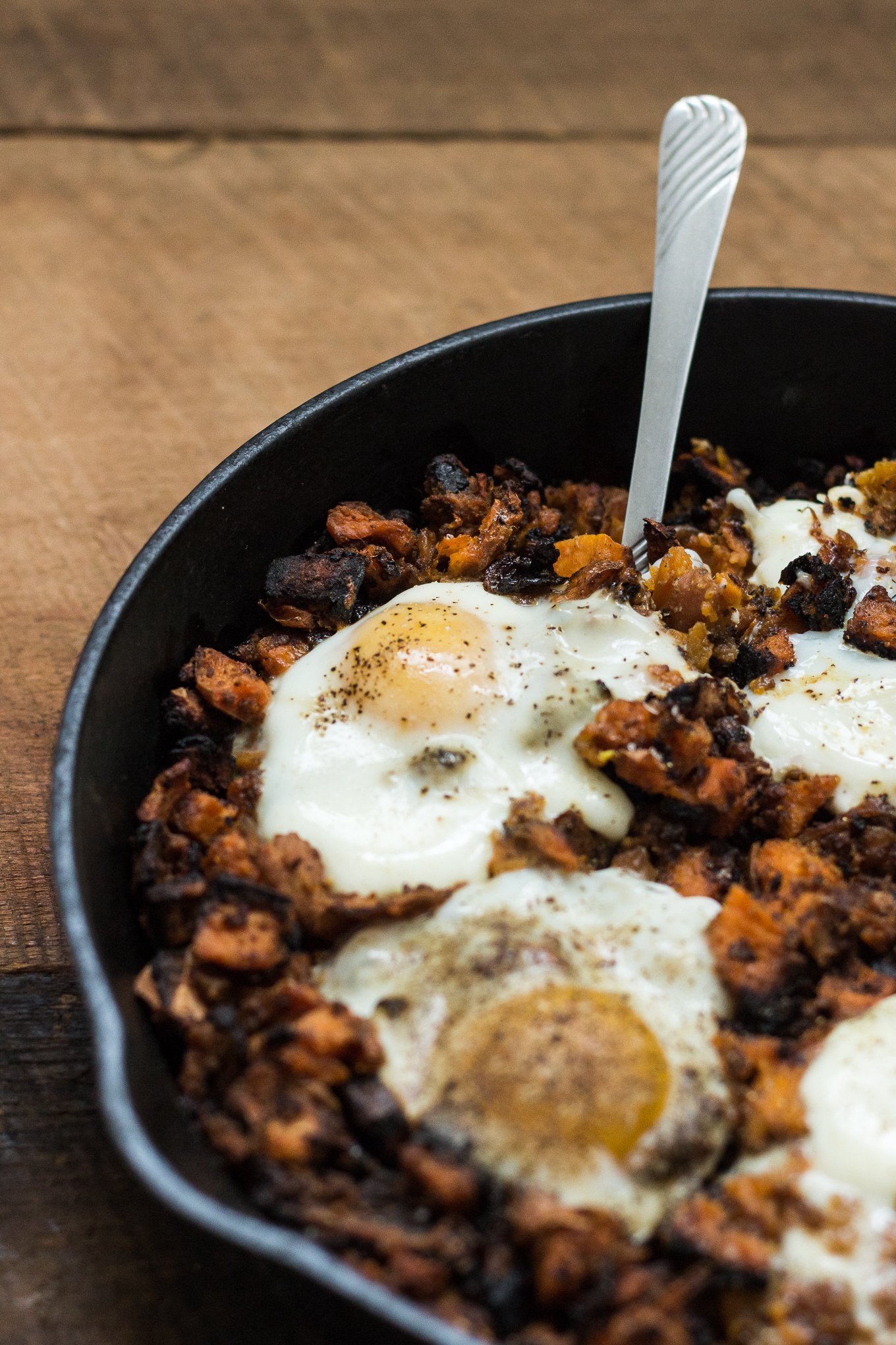 sweet potato hash, breakfast hash, hormel corned beef hash, one pan breakfast dishes, southern food blog