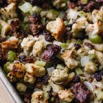 johnsonville sausage, #sausagefamily, thanksgiving stuffing recipe, sausage stuffing recipe, food blog