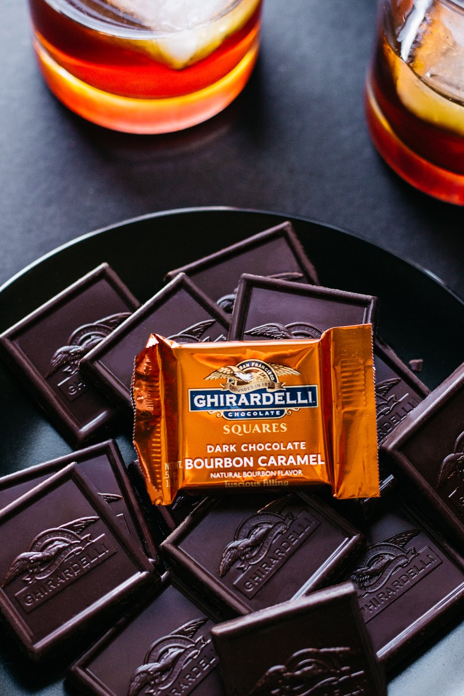 ghirardelli chocolate, bourbon chocolate, kentucky derby party, kentucky derby party cocktails, lifestyle blog