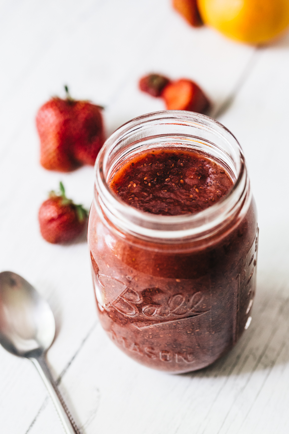 strawberry orange chia jam, homemade strawberry jam, homemade jam, how to make jam, lifestyle blog