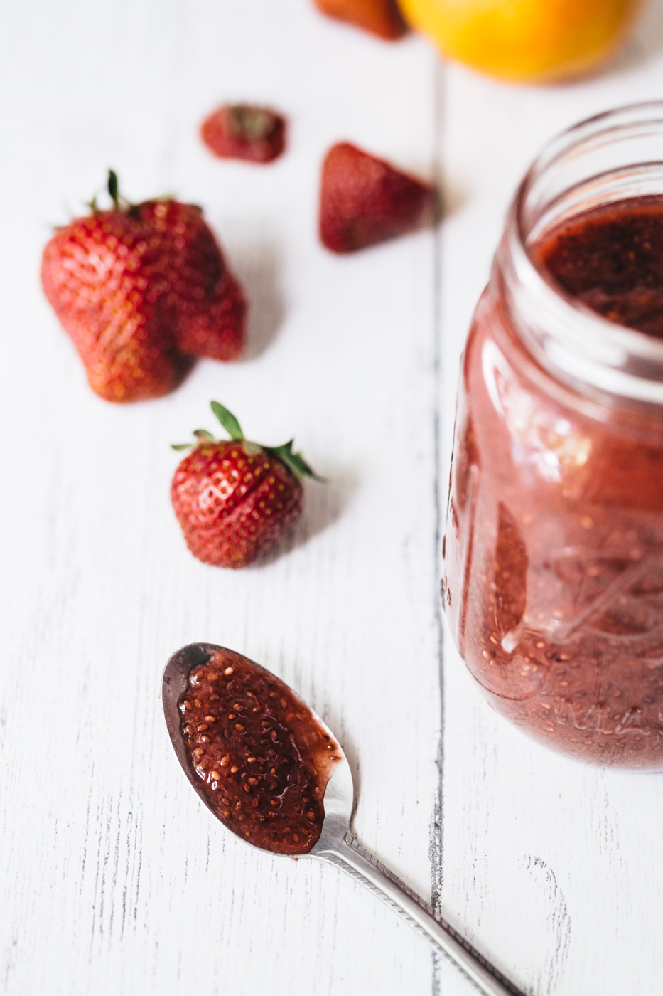 strawberry orange chia jam, homemade strawberry jam, homemade jam, how to make jam, lifestyle blog