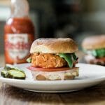 Crab Cake Sliders with Franks Red Hot Sauce