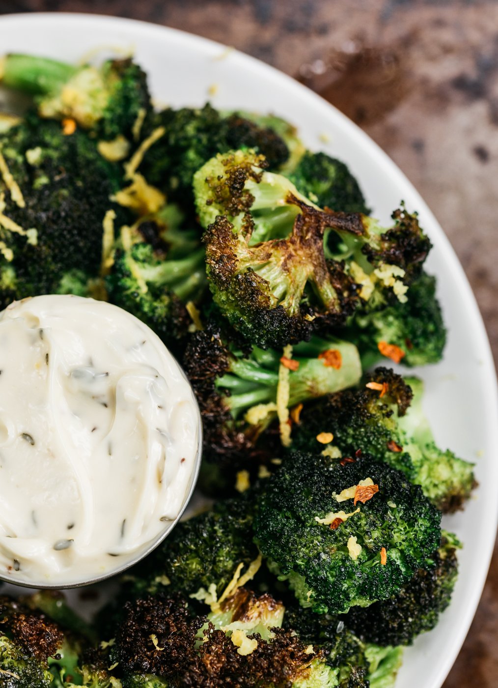 fried broccoli recipe, fried broccoli, herbed aioli, louana coconut oil, southern cooking blog