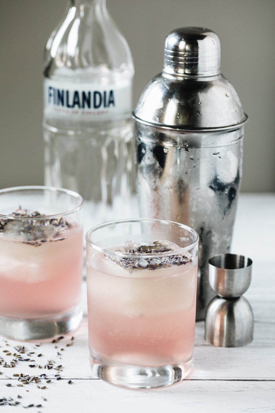vodka cocktails, finlandia vodka, lavender simple syrup, lavender cocktails, the kentucky gent