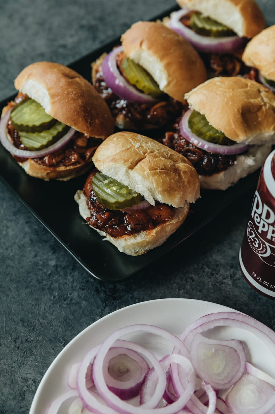 Dr Pepper BBQ Pork Sliders