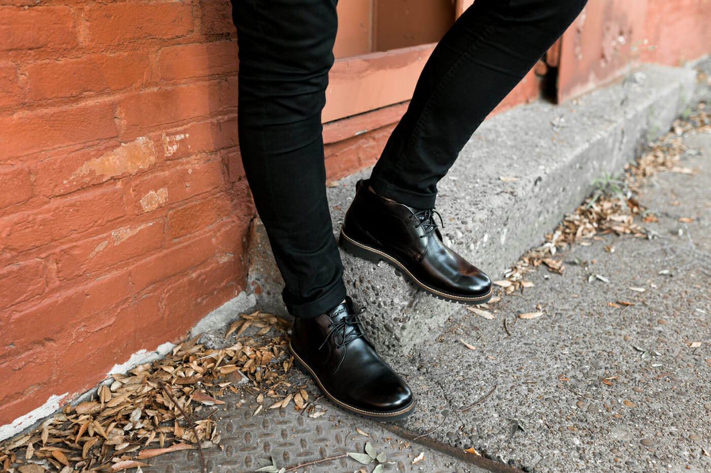 Rockport leather chukka on sale boots