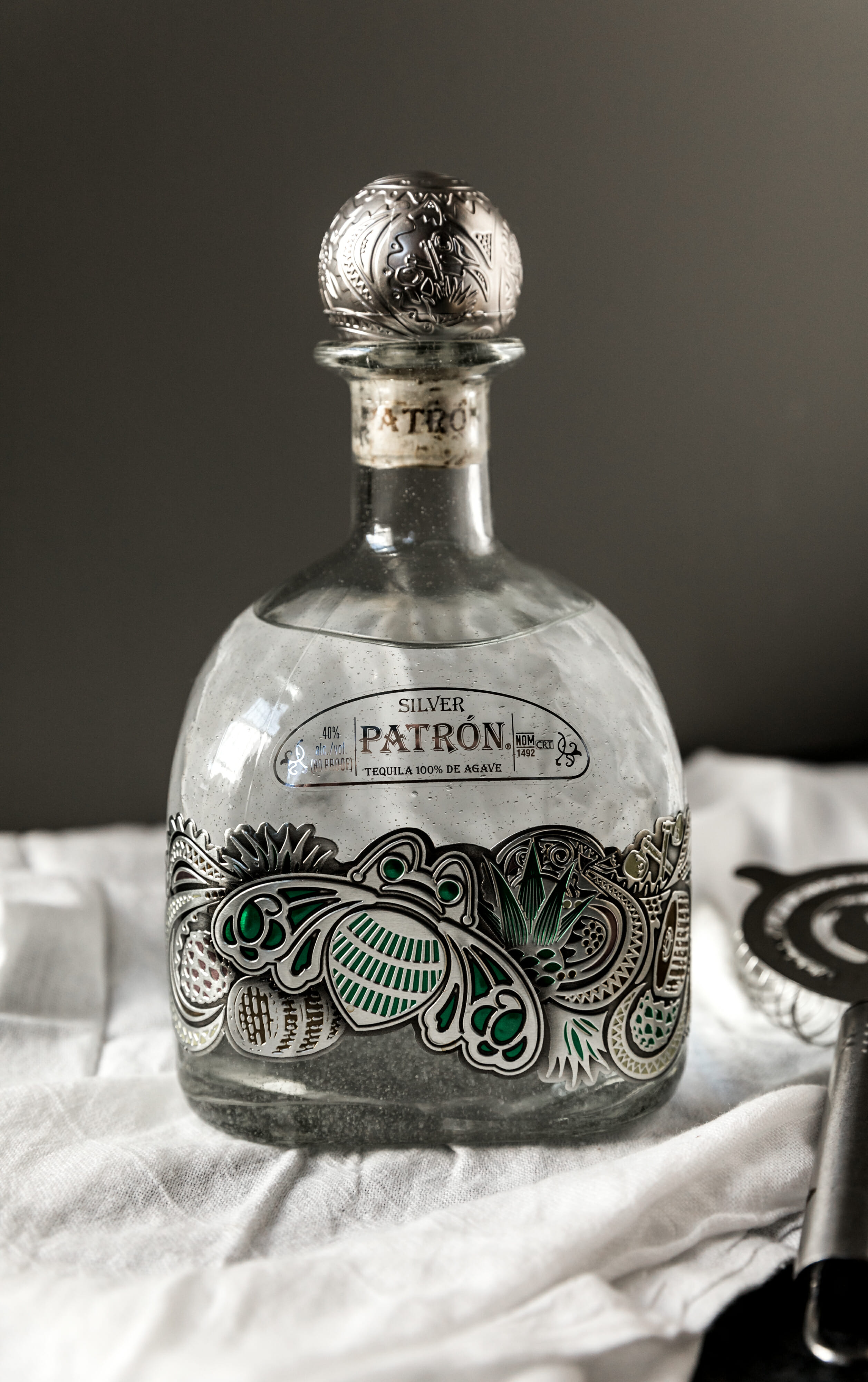 patron holiday bottle