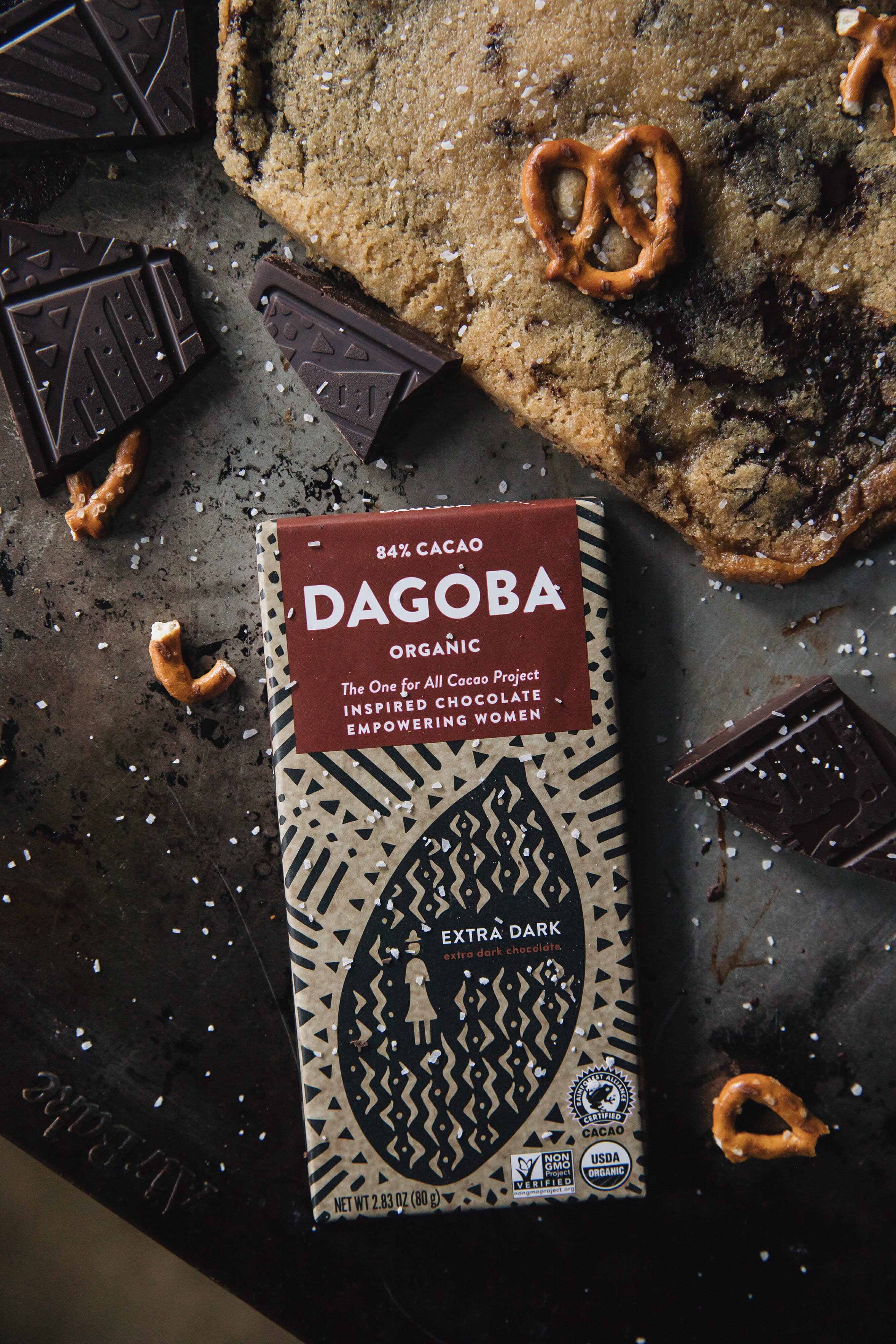 dagoba dark chocolate bar
