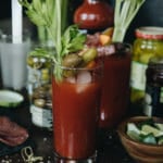 bloody mary with celery
