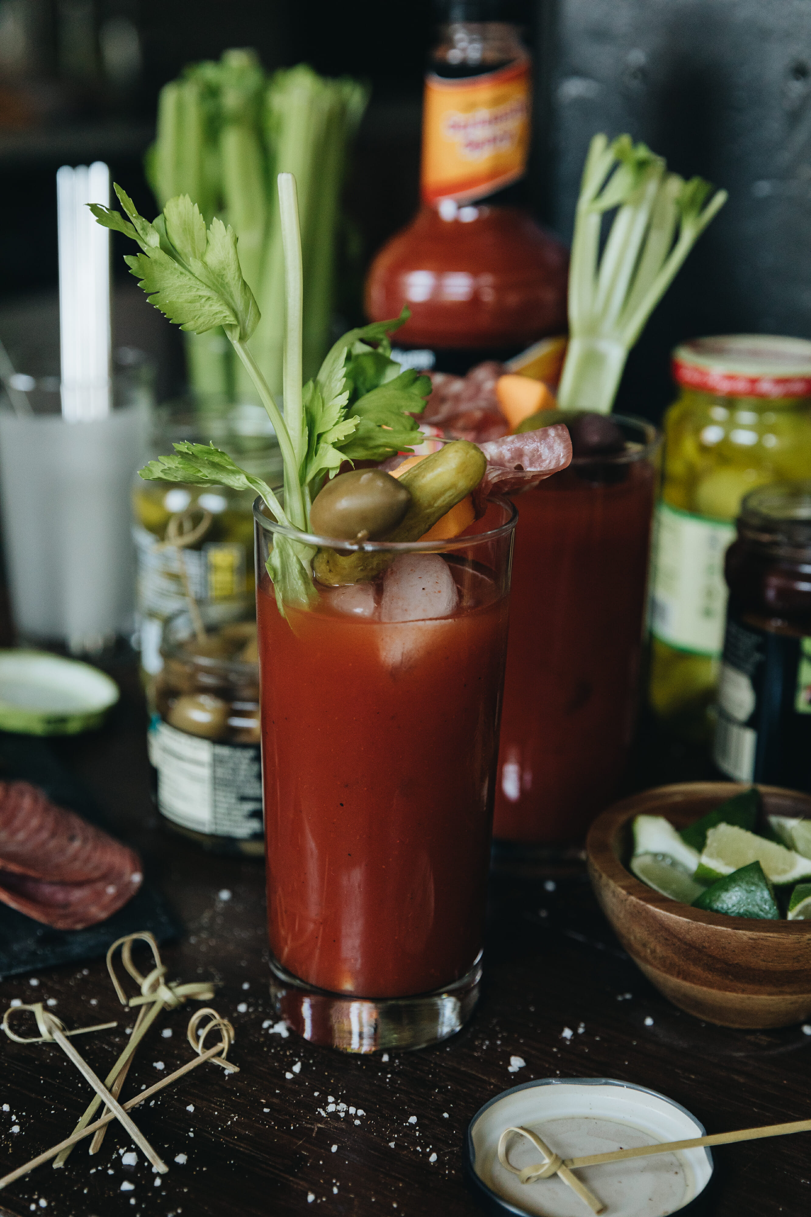 bloody mary with celery