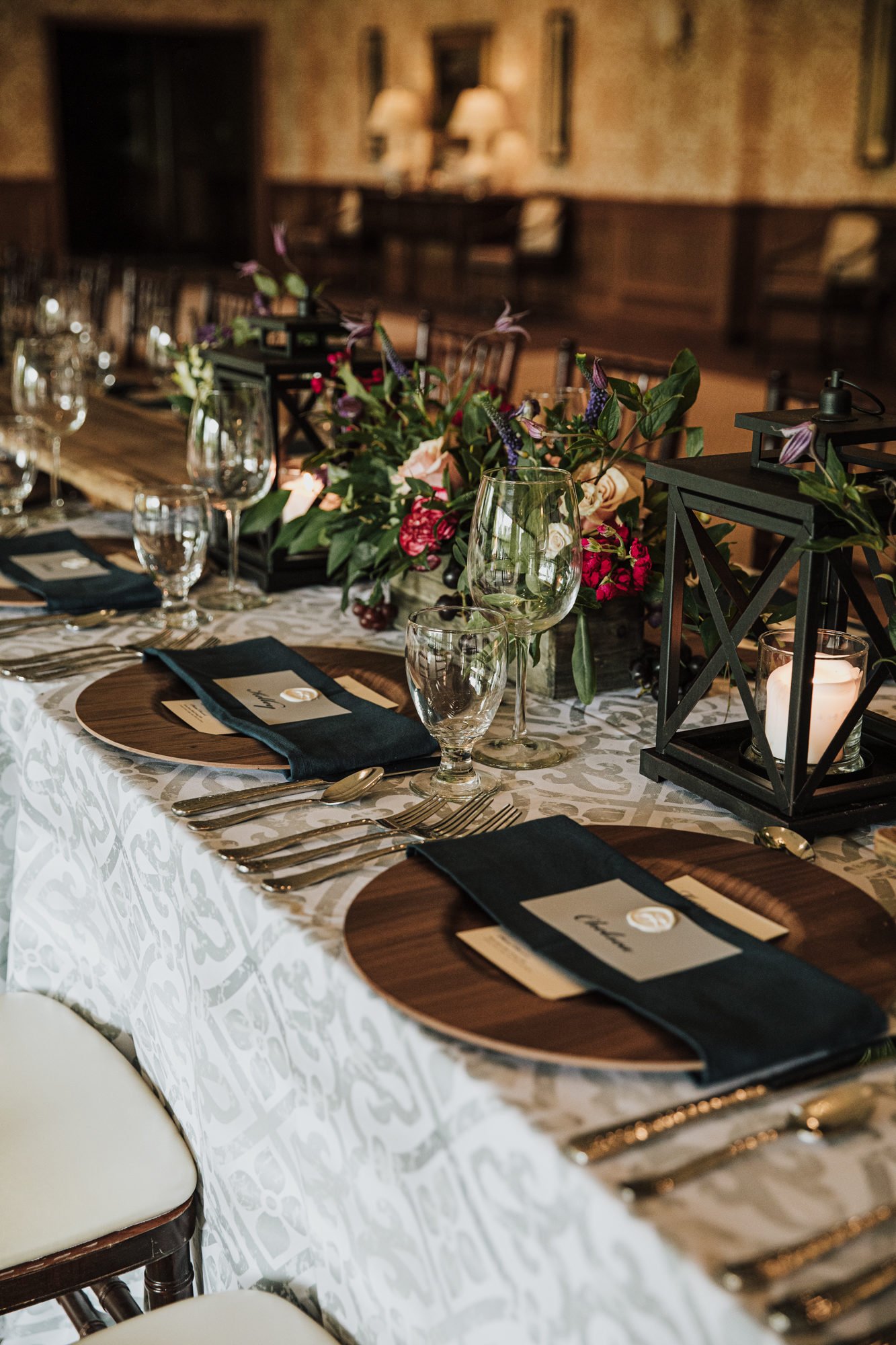 table setting at keen eland