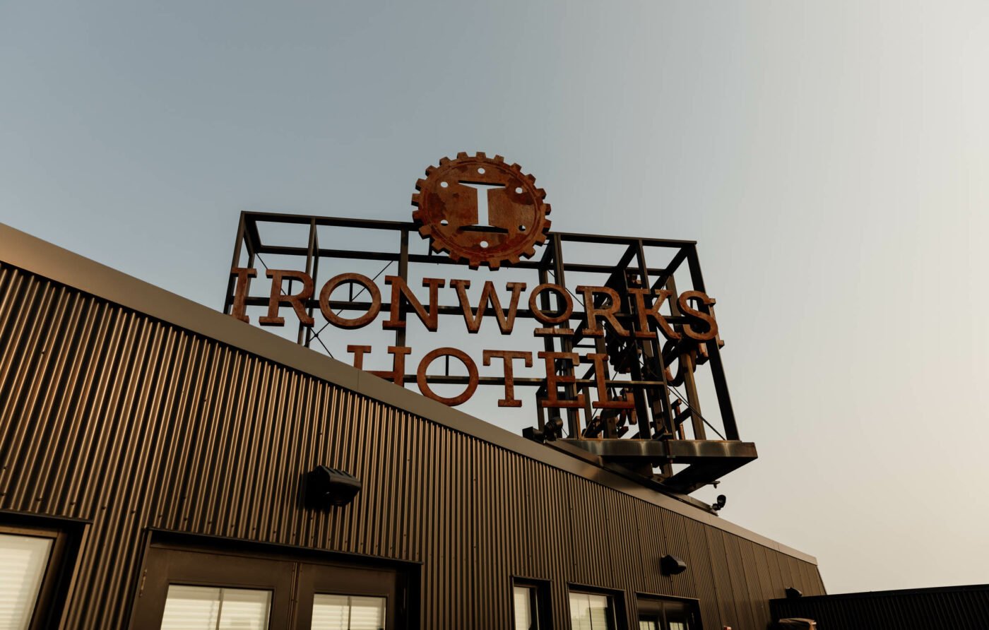 ironworks hotel sign