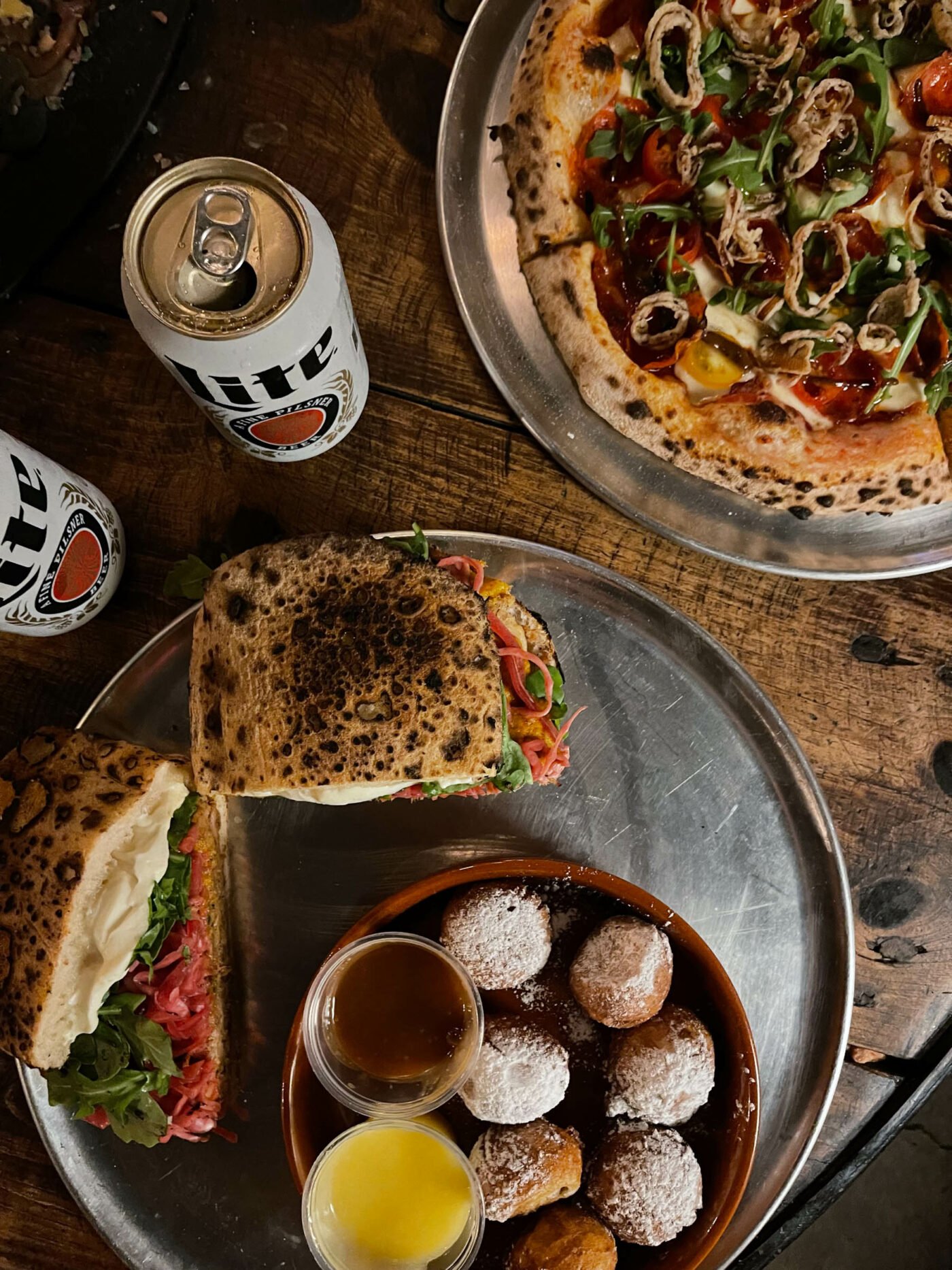 pizza and beer